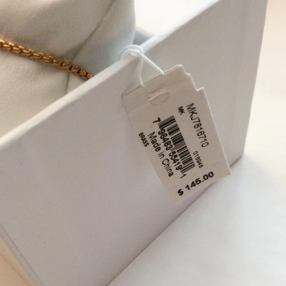 Michael Kors Pave Heart Earrings & Bracelet NWT - Picture 4 of 4